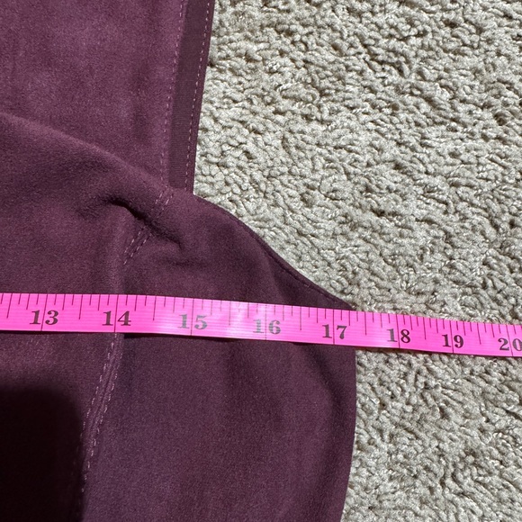 Lauren Ralph Lauren Rich Burgundy Mini faux suede Dress 10 - Picture 6 of 7